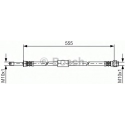 Stabdžių žarnelė
                                BOSCH                                                1987481461, BOSCH, 