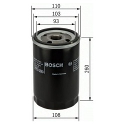 alyvos filtras
                                BOSCH                                                F026407105, BOSCH, F02640
