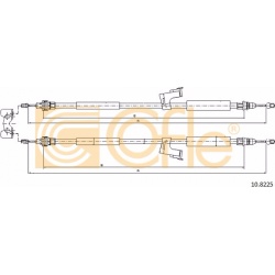 trosas, stovėjimo stabdys
                                COFLE                                                10.8225, Nenu