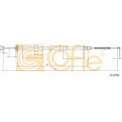 trosas, stovėjimo stabdys
                                COFLE                                                12.0702, Nenu