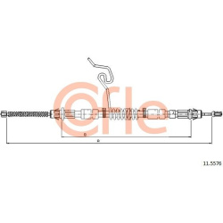 trosas, stovėjimo stabdys
                                COFLE                                92.11.5576, Nenurodytas gamin