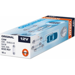 Osram lemputės C5W 12V 5W SV8.5-8 LF UNV1
                                OSRAM                                OSR6418, OSRA
