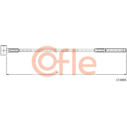 trosas, stovėjimo stabdys
                                COFLE                                                92.17.0005, N