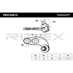 Šarnyras
                                RIDEX                                                2462S0371, Nenurodytas gaminto