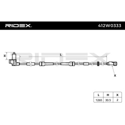 jutiklis, rato greitis
                                RIDEX                                                412W0333, Nenurod