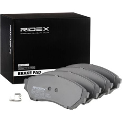 stabdžių trinkelių rinkinys, diskinis stabdys
                                RIDEX                                       