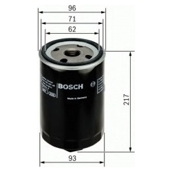 alyvos filtras
                                BOSCH                                                F026407052, BOSCH, F02640