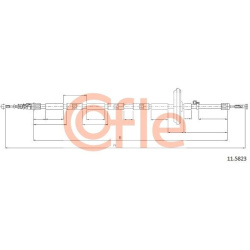 trosas, stovėjimo stabdys
                                COFLE                                                92.11.5823, N