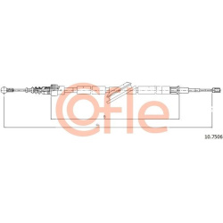 trosas, stovėjimo stabdys
                                COFLE                                                92.10.7506, N
