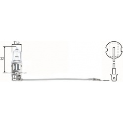 lemputė HEAVY DUTY
                                HELLA                                                8GH 002 090-251, Nen