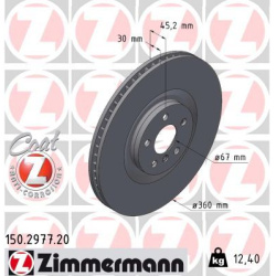 stabdžių diskas (1vnt) COAT Z
                                ZIMMERMANN                                                150