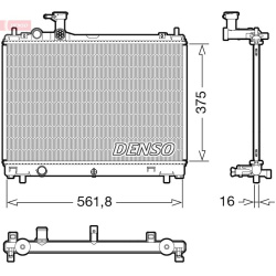 radiatorius, variklio aušinimas
DENSO DRM47044, DENSO, DRM470