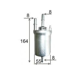 Filtras kuro benzin
                                CHAMPION                                                CFF100488, CHAMPI