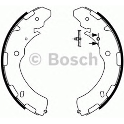 stabdžių trinkelių komplektas
                                BOSCH                                                0986487