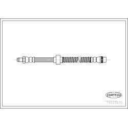 stabdžių žarnelė
                                CORTECO                                19025870, CORTECO, 19025870, auto