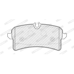 stabdžių trinkelių rinkinys, diskinis stabdys PREMIER ECO FRICTION
                                FERODO                 