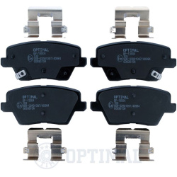 stabdžių trinkelių rinkinys, diskinis stabdys
                                OPTIMAL                                     