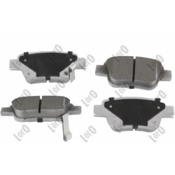 stabdžių trinkelių rinkinys, diskinis stabdys LORO
                                ABAKUS                                 