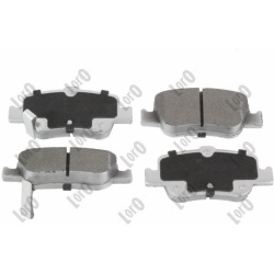 stabdžių trinkelių rinkinys, diskinis stabdys LORO
                                ABAKUS                                 