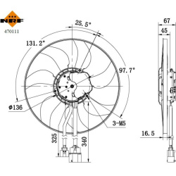 ventiliatorius, radiatoriaus
                                NRF                                                470111, NRF, 