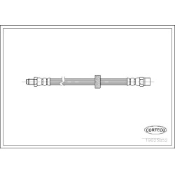 stabdžių žarnelė
                                CORTECO                                19025852, CORTECO, 19025852, auto