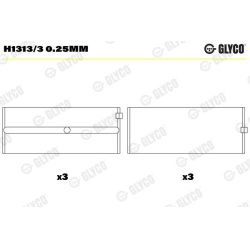 Alkūninio veleno indėklas
                                GLYCO                                                H1313/3 0.25