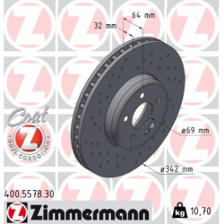 stabdžių diskas (1vnt) FORMULA S
                                ZIMMERMANN                                                