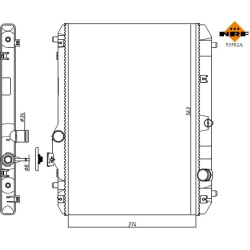 Aušinimo radiatorius
                                NRF                                53582A, NRF, 53582A, auto detalė