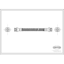 stabdžių žarnelė
                                CORTECO                                19025915, CORTECO, 19025915, auto