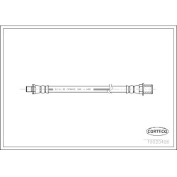 stabdžių žarnelė
                                CORTECO                                19020486, CORTECO, 19020486, auto