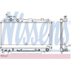 Aušinimo radiatorius
                                NISSENS                                                64644A, NISSENS,