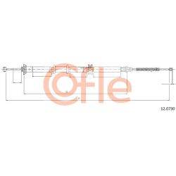 trosas, stovėjimo stabdys
                                COFLE                                                92.12.0730, N