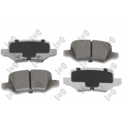 stabdžių trinkelių rinkinys, diskinis stabdys LORO
                                ABAKUS                                 