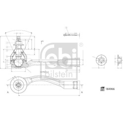 vairo traukės antgalis
                                FEBI BILSTEIN                                                184966, 