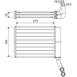 šilumokaitis, salono šildymas
                                VALEO                                811597, VALEO, 811597, a
