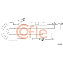 trosas, stovėjimo stabdys
                                COFLE                                                92.17.0685, N