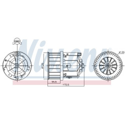 vidaus pūtiklis
                                NISSENS                                87632, NISSENS, 87632, auto detalė
