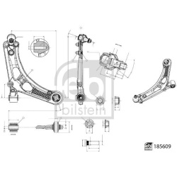 pakabos svirtis
                                FEBI BILSTEIN                                                185609, FEBI BIL