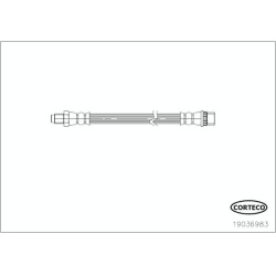 stabdžių žarnelė
                                CORTECO                                19036983, CORTECO, 19036983, auto