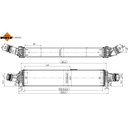 tarpinis suslėgto oro aušintuvas, kompresorius
                                NRF                                         