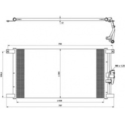 kondensatorius, oro kondicionierius EASY FIT
                                NRF                                             
