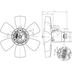 ventiliatorius, radiatoriaus
                                NRF                                                47429, NRF, 4