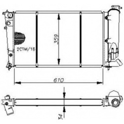 Aušinimo radiatorius
                                NRF                                                50413, NRF, 50413, a