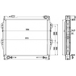 Aušinimo radiatorius
                                NRF                                                52091, NRF, 52091, a
