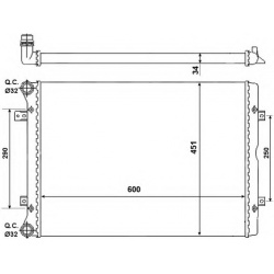 Aušinimo radiatorius
                                NRF                                                53022, NRF, 53022, a