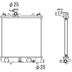 Aušinimo radiatorius
                                NRF                                                53430, NRF, 53430, a