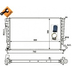 Aušinimo radiatorius
                                NRF                                                58101, NRF, 58101, a