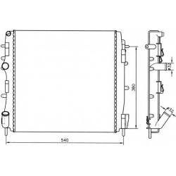 Aušinimo radiatorius
                                NRF                                                58316, NRF, 58316, a