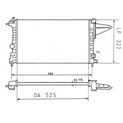 Aušinimo radiatorius
                                NRF                                                58775, NRF, 58775, a
