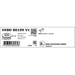 stabdžių diskas (1vnt)
                                SKF                                VKBD80199V1, SKF, VKBD80199V1, au